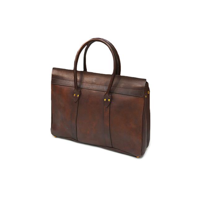 全2色【vasco/ヴァスコ】「Leather Saddle Tote Bag/レザーサドル