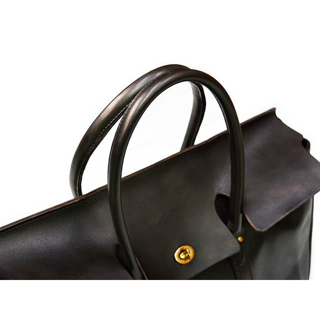 全2色【vasco/ヴァスコ】「Leather Saddle Tote Bag/レザーサドル