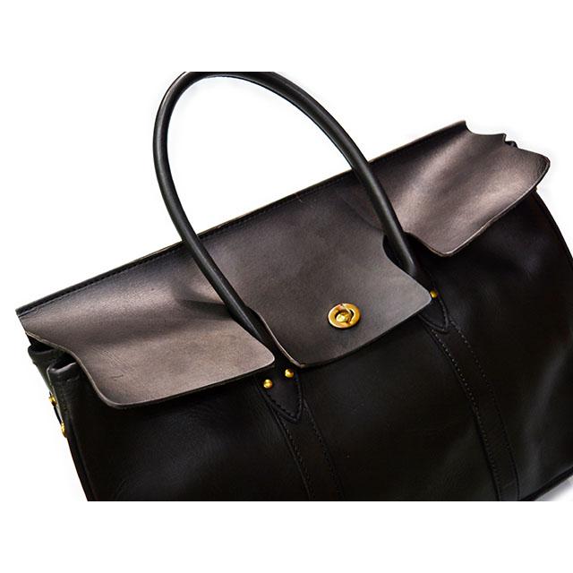 全2色【vasco/ヴァスコ】「Leather Saddle Tote Bag/レザーサドル