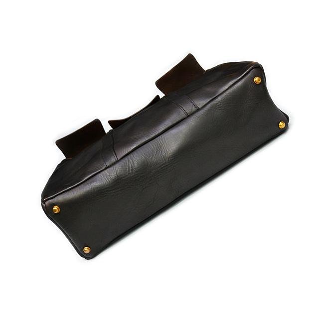 全2色【vasco/ヴァスコ】「Leather Saddle Tote Bag/レザーサドル