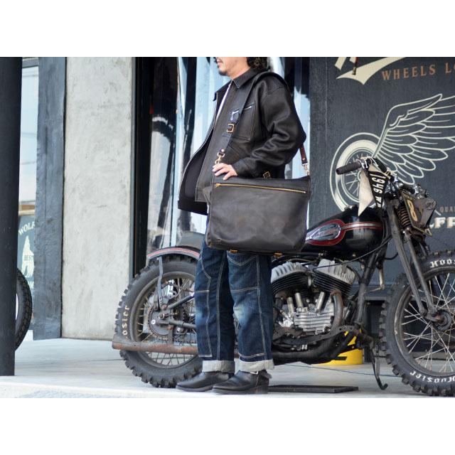 全2色【vasco/ヴァスコ】「Leather Wander Pannier Bag”Large”/レザー