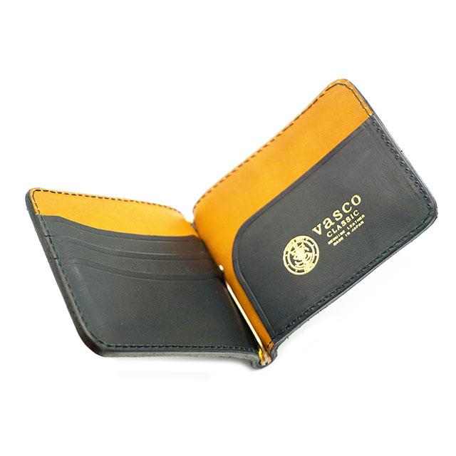 全3色【vasco/ヴァスコ】「Leather Voyage Money Clip/レザー