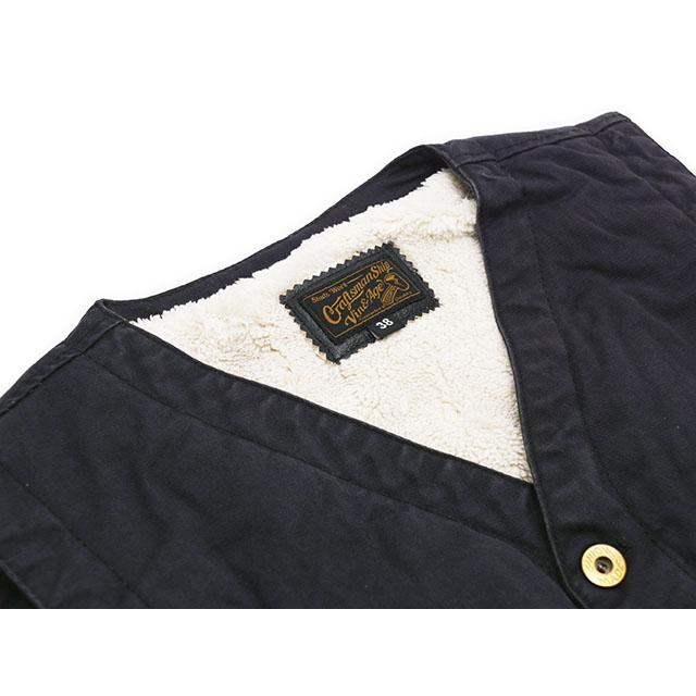 全2色【Vin&Age/ヴィン&エイジ】2024AW「Deck Boa Vest/デッキ