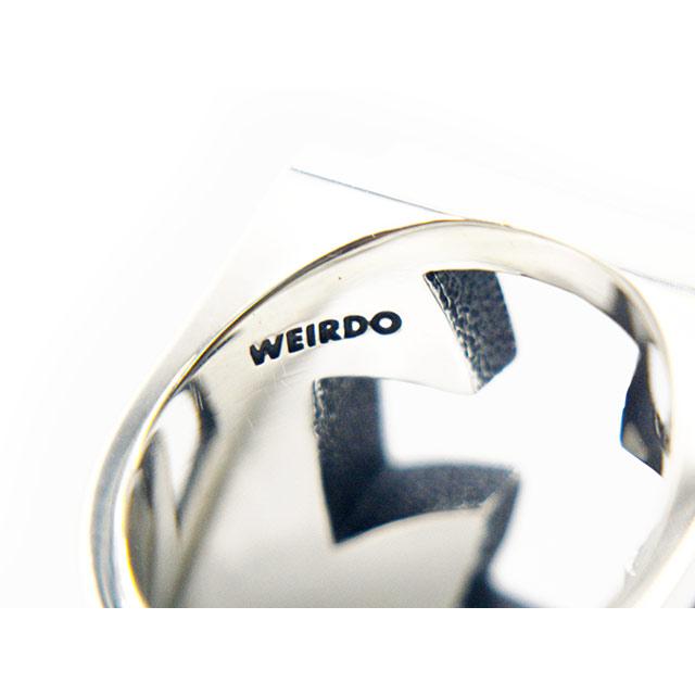 WEIRDO JEWELRY/ウィアードジュエリー】「Cross Ring/クロスリング