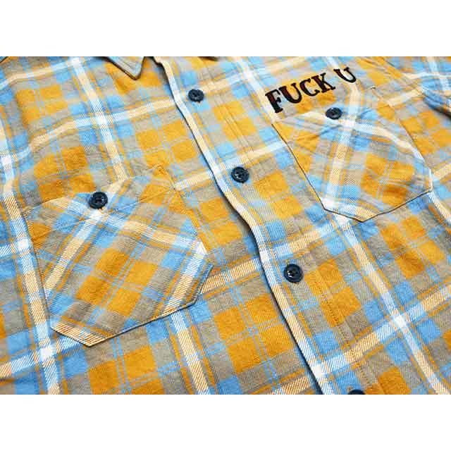 WEIRDO/ウィアード】2024SS「Check Shirts”FUCK U”/ロングスリーブ