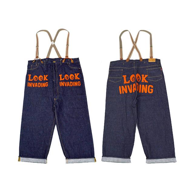 ウィアード weirdo ヒッコリーデニム サスペンダー付き　gladhand ウィアード weirdo ヒッコリーデニム サスペンダー付き gladhand