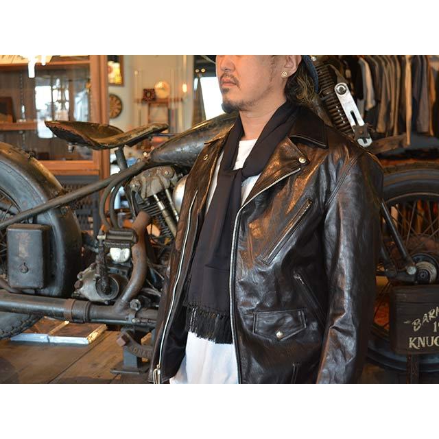 【WEARMASTERS by ATTRACTIONS/ウエアマスターズバイアトラクションズ】2025AW「Black Solid Scarf/ブラックソリッドスカーフ」(WS024)(アメカジ/ビルトバック) |  | 05