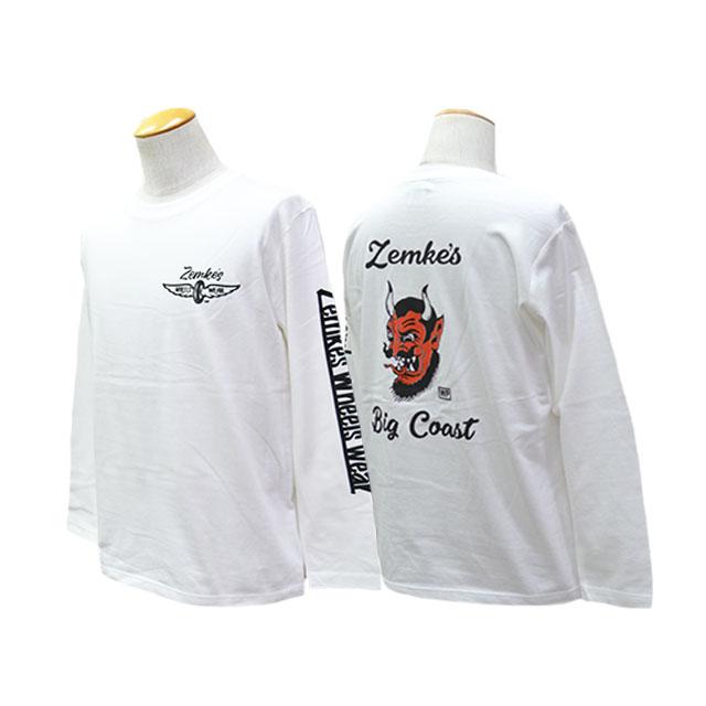 全2色【ZEMKE'S WHEELS WEAR/ゼムケズホイールズウエア】「Crew Neck L