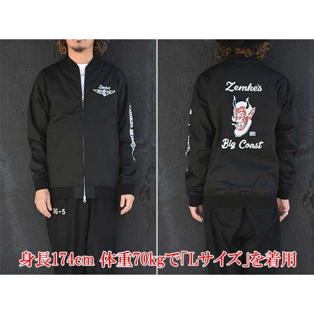 ZEMKE'S WHEELS WEAR/ゼムケズホイールズウエア】「T/C Stadium Jacket