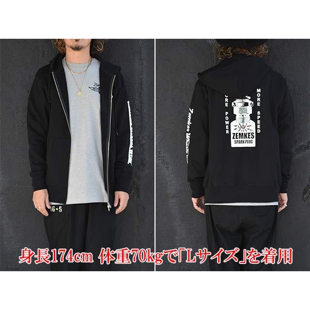 ZEMKE'S WHEELS WEAR/ゼムケズホイールズウエア】「Full Zip Parka