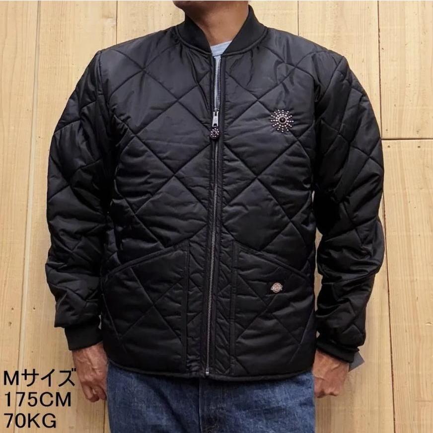 ディッキーズ キルティング ジャケット スタッズカスタム 送料無料】通販 札幌 HTC Dickies DIAMOND QUILT JACKET #STARBURST
