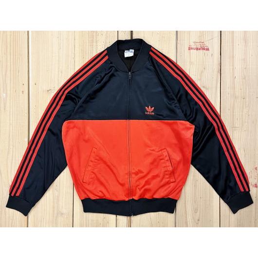 激レア アディダス ジャージ ブラック 80S 古着 米国製 ADIDAS MADE IN 