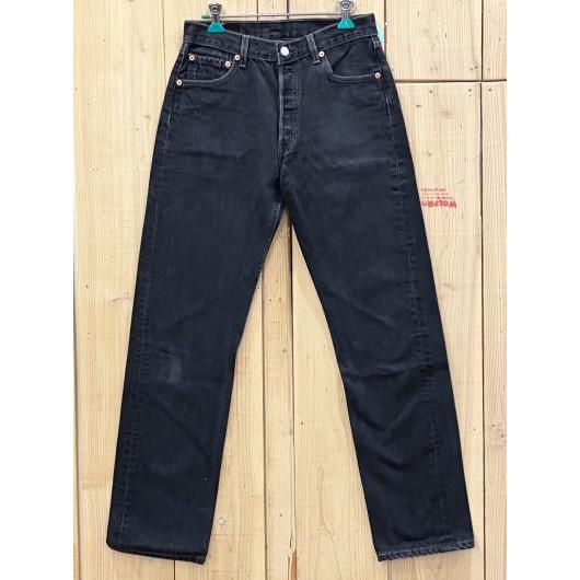 美品 リーバイス501 古着 90s 黒 LEVIS501 ブラックジーンズ W29×L31  