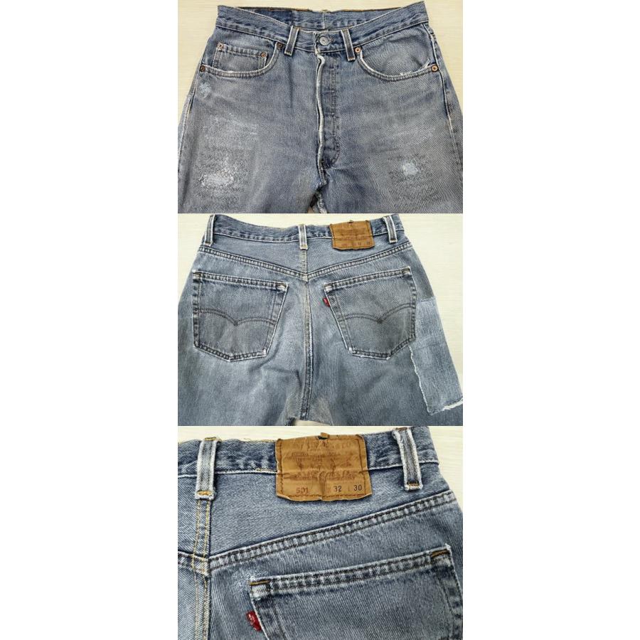 Levi's（リーバイス） 刺し子 リペアカスタム リーバイス501 古着