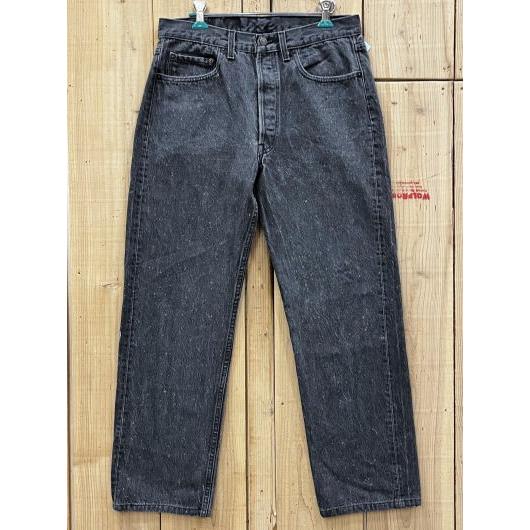 美品 リーバイス501 ハチマル 先染ブラック 黒 古着 LEVIS501 80S W32 