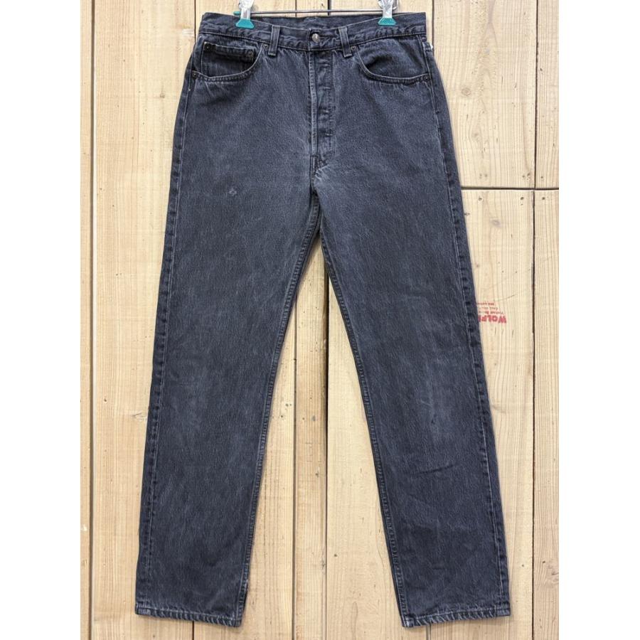 メンズ 90s Levis リーバイス 501 ブラックデニム USA製 W32 L31