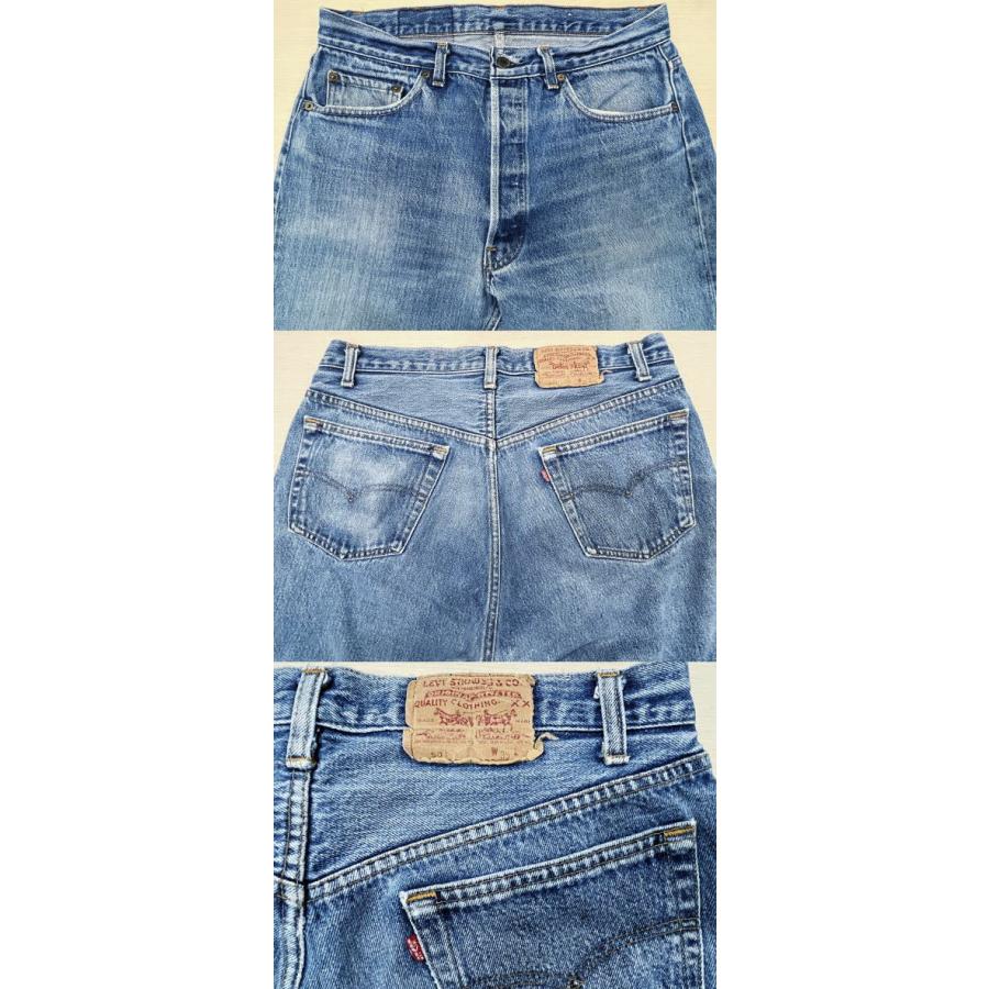 Levi's 美品 縦落ち リーバイス501 古着 LEVIS501 ハチマル 80S Levi's 美品 縦落ち リーバイス501 古着 LEVIS501 ハチマル 80S