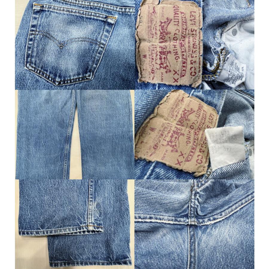 Levi's 美品 縦落ち リーバイス501 古着 LEVIS501 ハチマル 80S Levi's 美品 縦落ち リーバイス501 古着 LEVIS501 ハチマル 80S