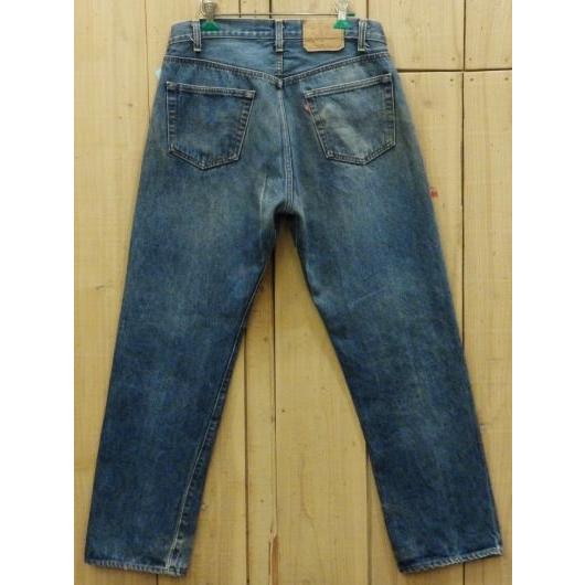 リーバイス501 古着 W35×L30 LEVIS501 ハチマル 80S インサイドシングル 激ヒゲ MADE IN USA｜wolfrobe｜02