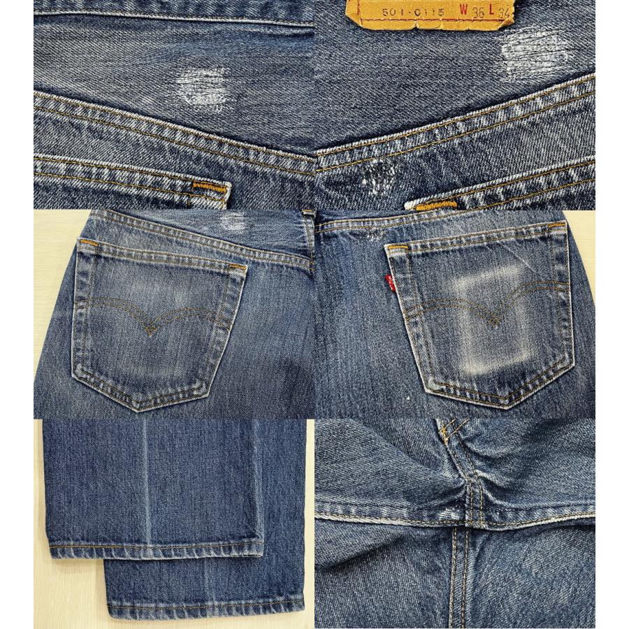 Levi's（リーバイス） 縦落ち 激ヒゲ リーバイス501 古着 LEVIS501