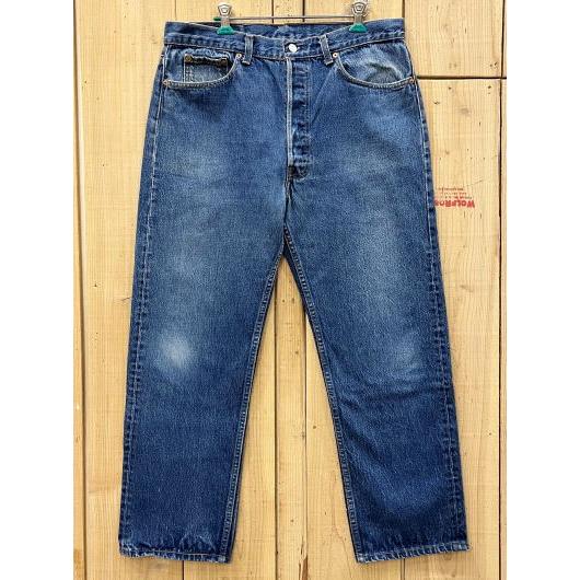 美品 リーバイス501 古着 オールド90S スタンプ LEVIS501 激ヒゲ W36 