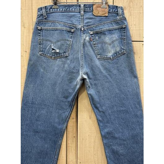 ヒゲ リーバイス501 古着 LEVIS501 ハチマル 80S CAREスタンプパッチ MADE IN USA W36×L29 米国製 | Levi's | 02