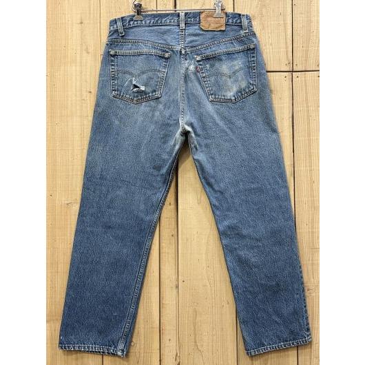 ヒゲ リーバイス501 古着 LEVIS501 ハチマル 80S CAREスタンプパッチ MADE IN USA W36×L29 米国製 | Levi's | 03