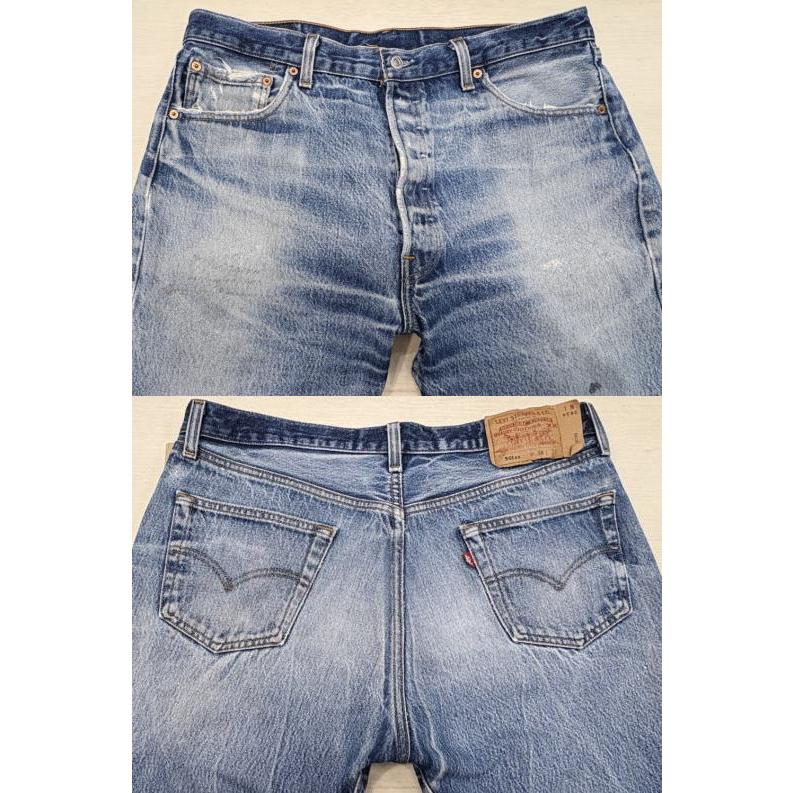 超激ヒゲ リーバイス501 古着 膝裏クモノス LEVIS501 90S MADE IN USA W36×L31 米国製 | Levi's | 04