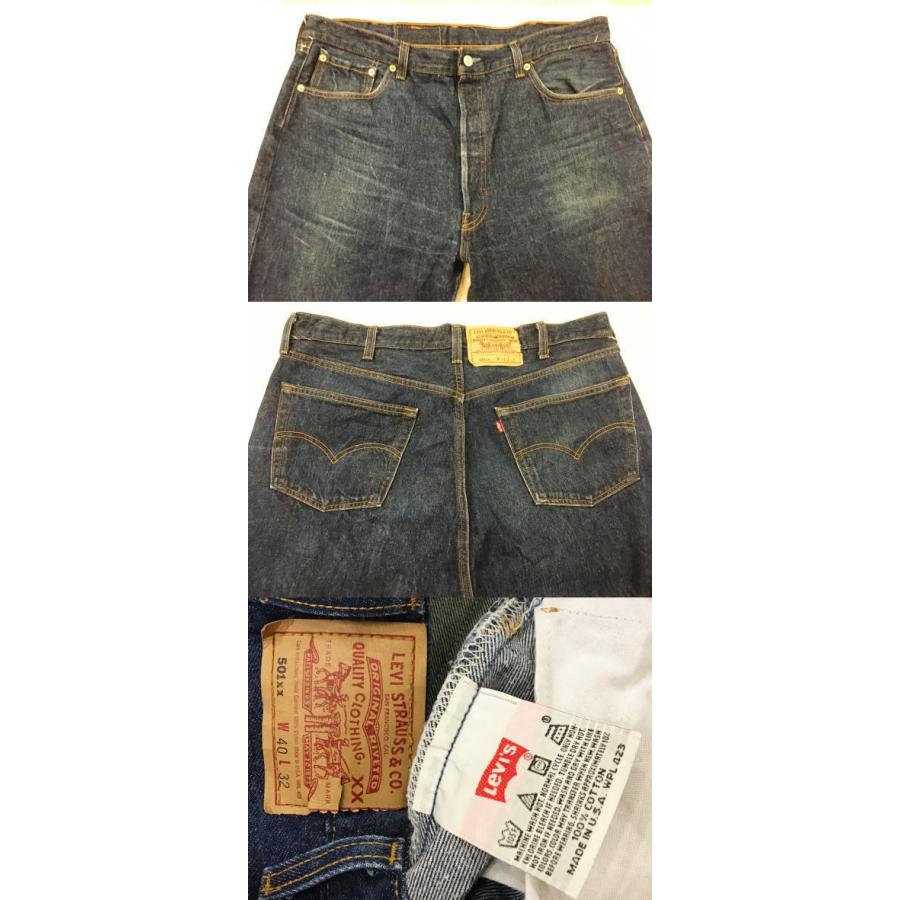 【90s古着】リーバイス501 USA製 W34L29 1999年1月製 1994年製 一点物 USA製 リーバイス501xx ブルー ジーンズ 実寸