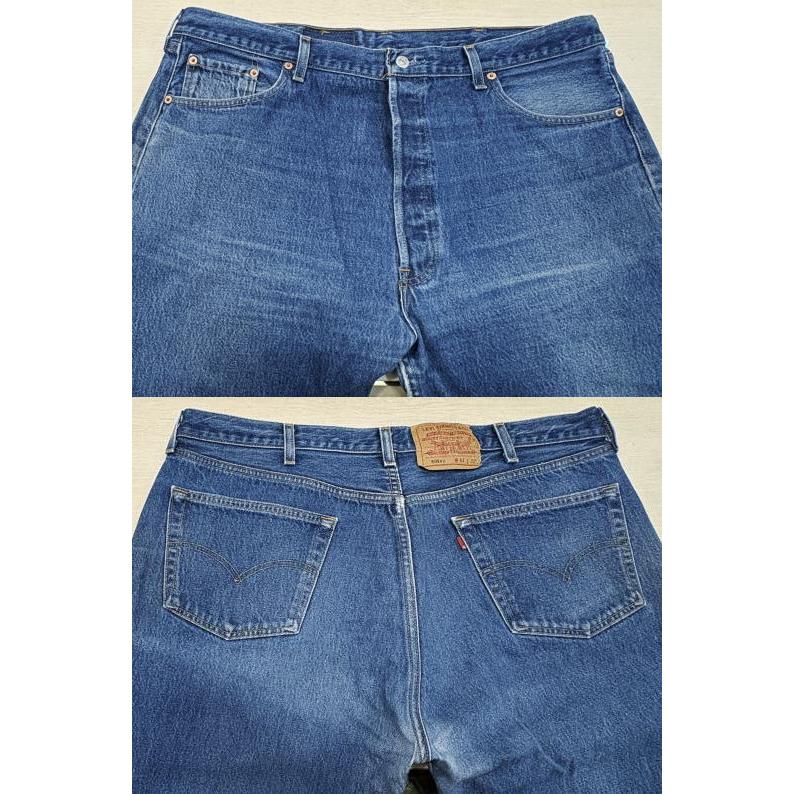 リーバイス501xx Levis W42 青 古着 90s USA製 21234 Levi's（リーバイス） ヒゲ リーバイス501 大きいサイズ 古着 90S