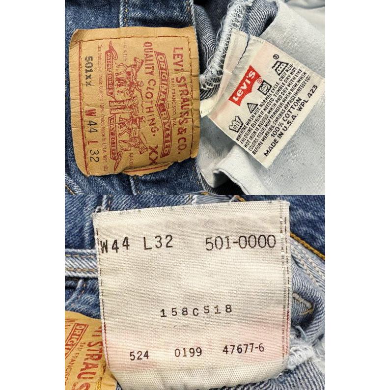 Levi's（リーバイス） ヒゲ リーバイス501 大きいサイズ 古着 90S