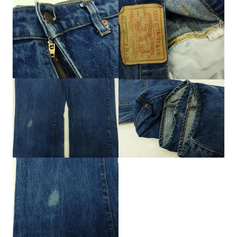 リーバイス517 古着 LEVIS517 カンヌキモデル 70S ブーツカットW36×L37 MADE IN USA_2