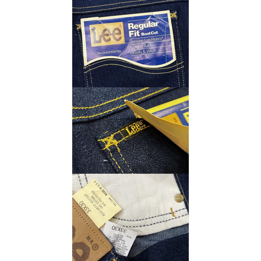 Lee 未使用 デッドストック LEE 200 Riders ブーツカット ストレッチデニム 80S W33×L30 MADE IN USA ...