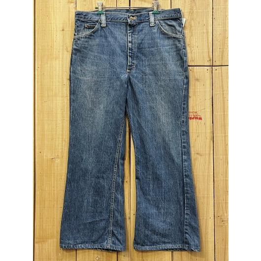 Lee（リー） ベルボトム バギーパンツ 脇割 古着 ビンテージジーンズ