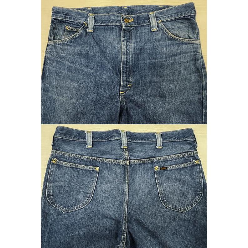 Lee（リー） ベルボトム バギーパンツ 脇割 古着 ビンテージジーンズ