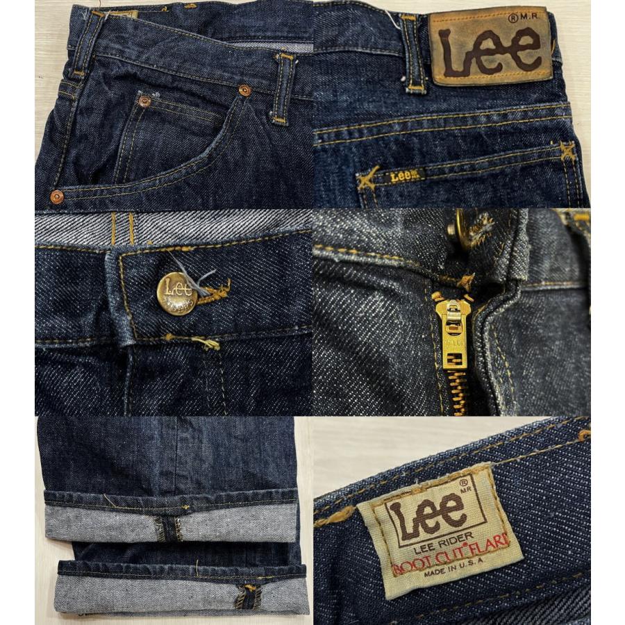Lee（リー） 美品 酸化デニム LEE200 古着 70S ブーツカット リー200