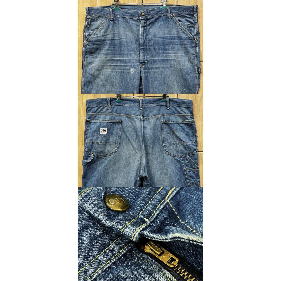 Lee（リー） 美品 激レア LEEペインターパンツ 古着 イエローステッチ