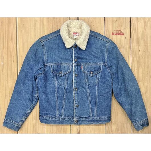 Levi's 美品 リーバイス デニム ボアジャケット 古着 Gジャン Levi's 美品 リーバイス デニム ボアジャケット 古着 Gジャン