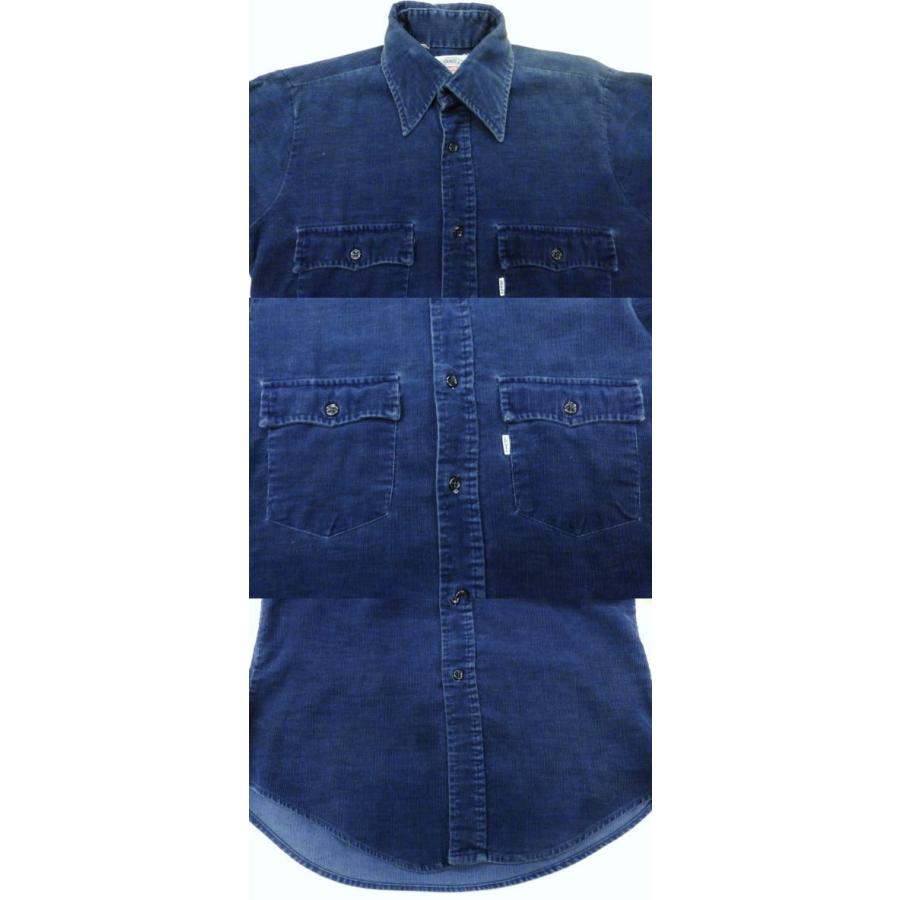 Levi's USA 古着 80S LEVIS リーバイス コーデュロイ シャツ S