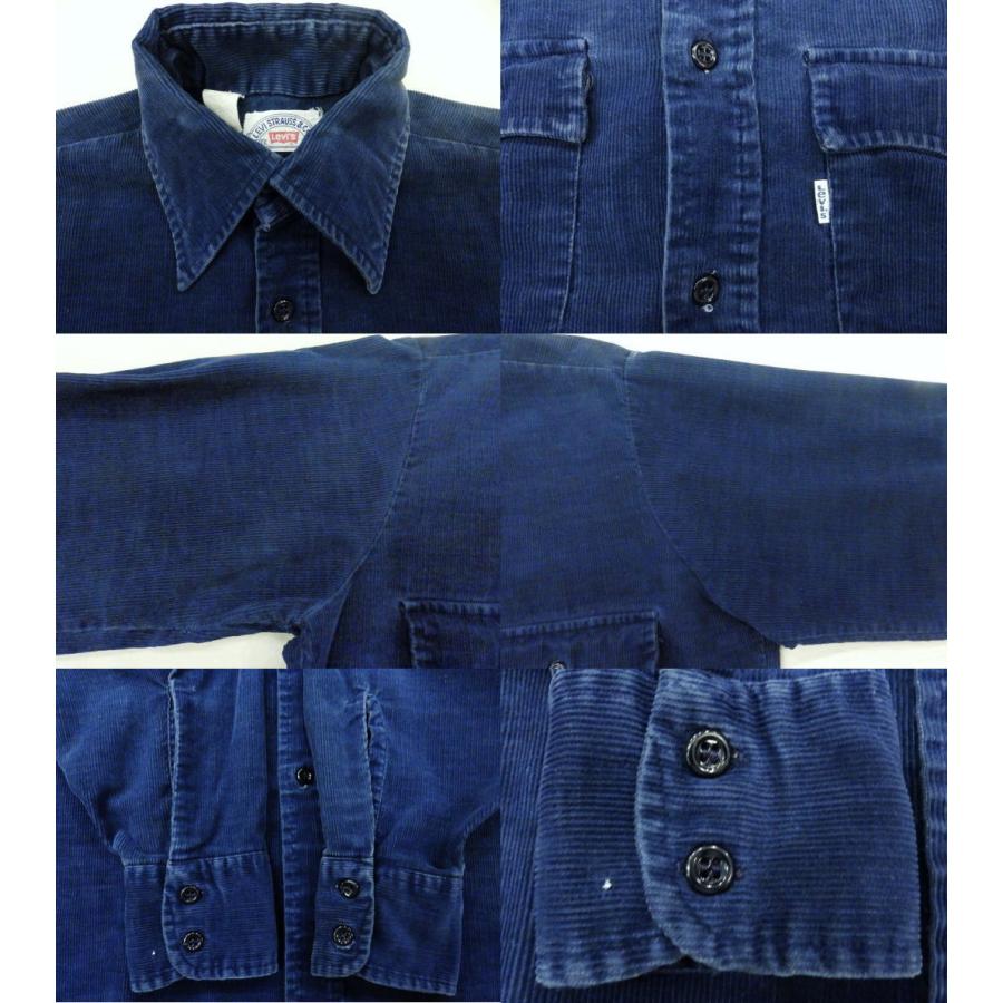 Levi's USA 古着 80S LEVIS リーバイス コーデュロイ シャツ S