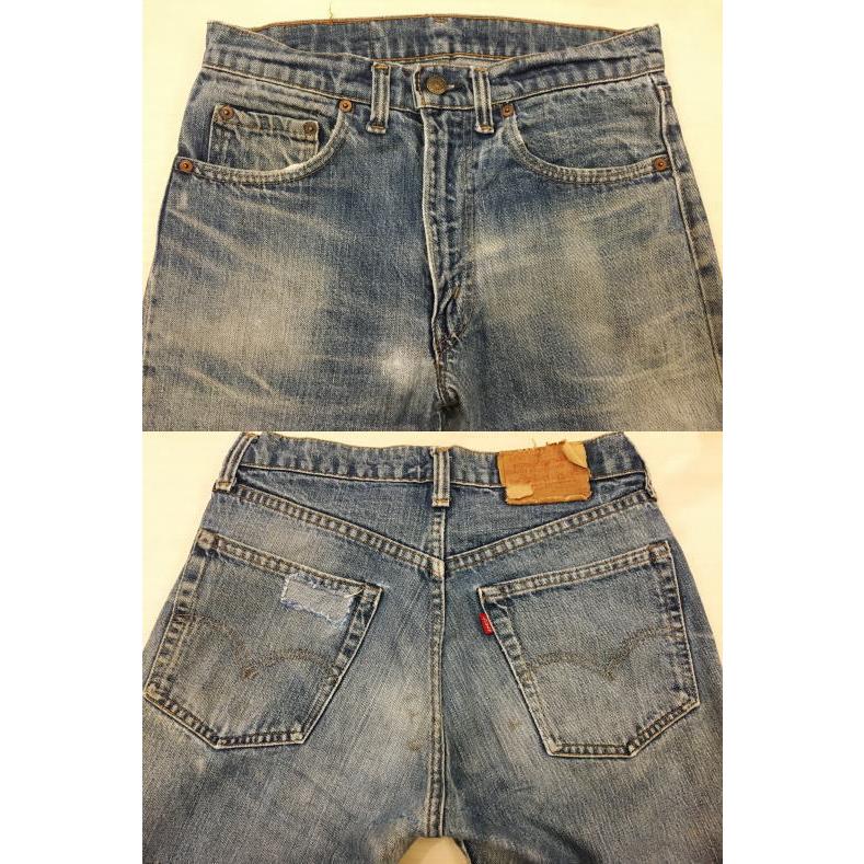 リーバイス505 古着 66後期 激ヒゲ 70S ダブルステッチ LEVIS505 W30×L33 ビンテージ 通販｜wolfrobe｜03