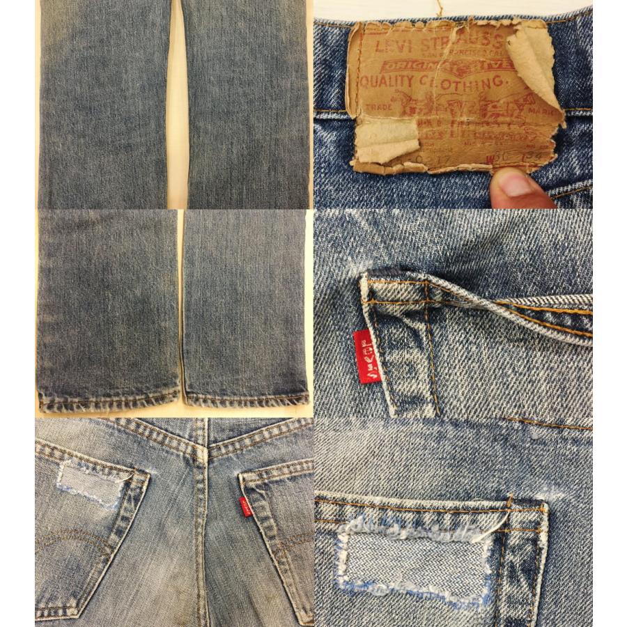 リーバイス505 古着 66後期 激ヒゲ 70S ダブルステッチ LEVIS505 W30×L33 ビンテージ 通販｜wolfrobe｜05