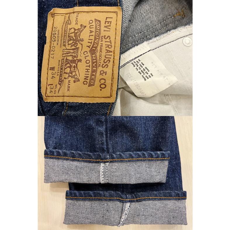 Levi's（リーバイス） 極上 リーバイス505 ワンウォッシュ ハチマル