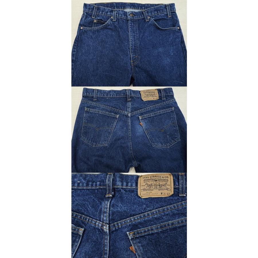 Levi's（リーバイス） 美品 リーバイス505 ハチマル 80S 古着 オレンジ