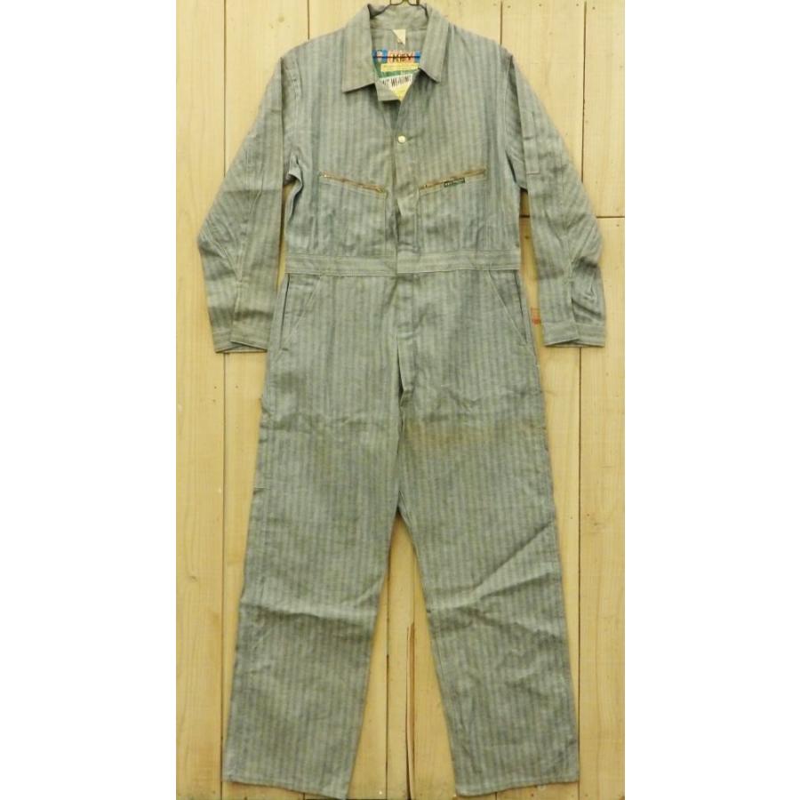 KEY ツナギ デッドストック 60S オールインワン ビンテージ 44 : ojkt 