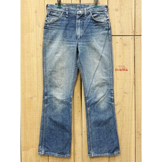 Wrangler（ラングラー） 激ヒゲ ブーツカット 縦落ち 70S 古着 W31×L29 
