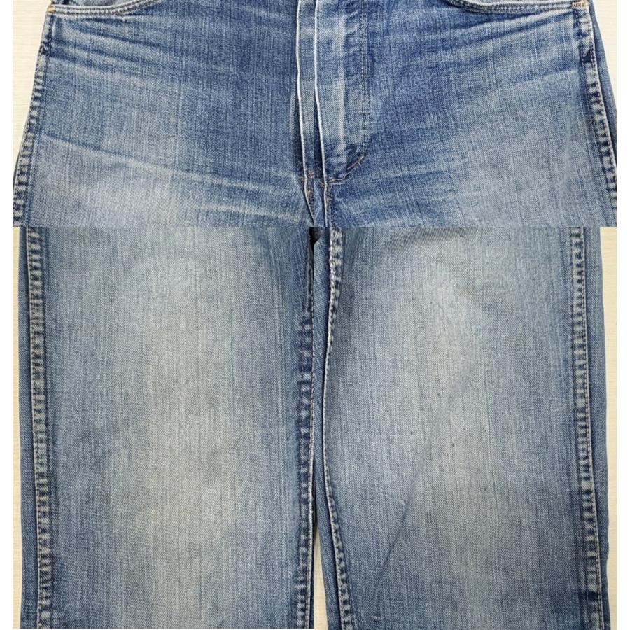 Wrangler（ラングラー） 激ヒゲ ブーツカット 縦落ち 70S 古着 W31×L29 