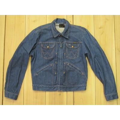 ラングラー24MJZ 古着 Gジャン 70Sビンテージデニムジャケット 40 