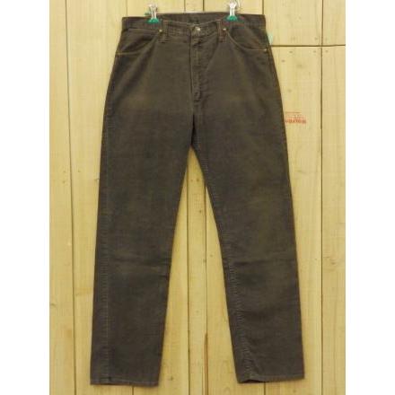Wrangler ラングラー 古着 コーデュロイジーンズ 80S 茶 W35×L33 