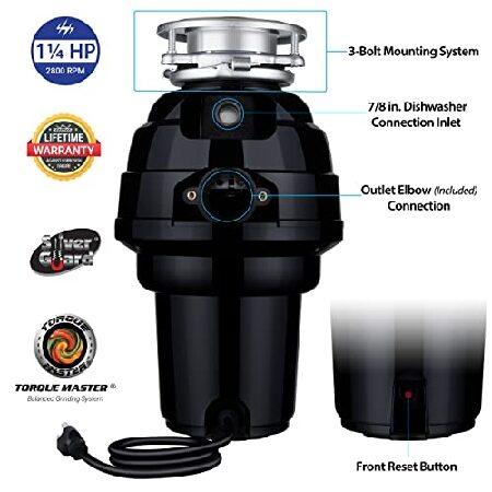 Waste　Maid　US-WM-658　Premium　1-1　HP　Food　Waste　Disposer　by　Waste　Maid